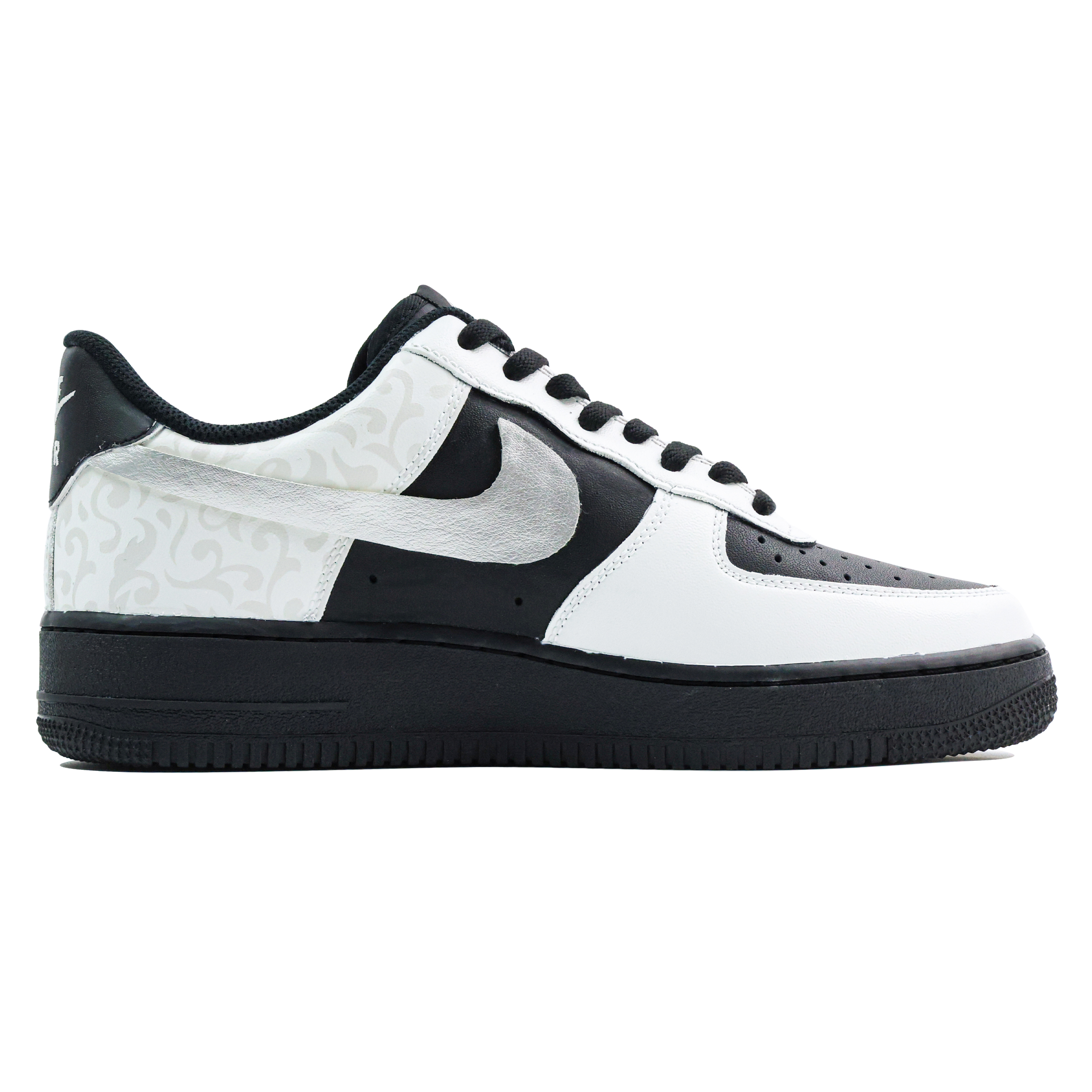 Nike Air Force 1 Abrasion Resistant Low top Skateboard Shoes Men's Black White купить в интернет-магазине Yoocart с быстрой доставкой по России.