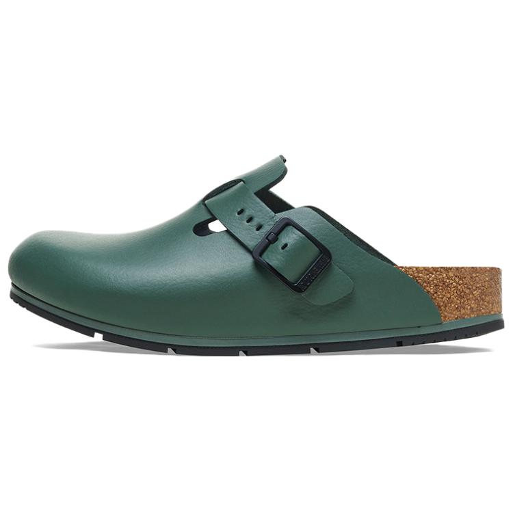 Birkenstock Boston Pro 'Leather Thyme' Mules