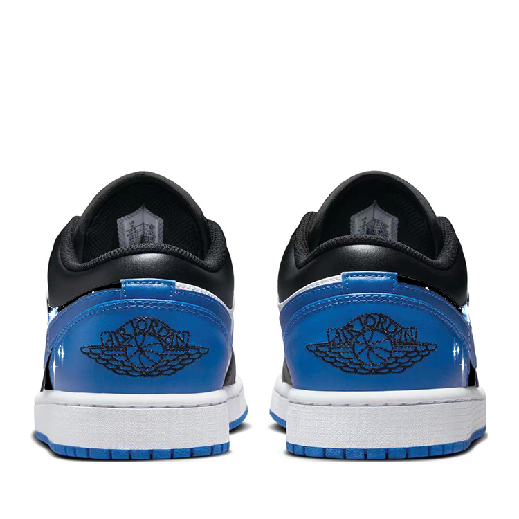 Jordan Air Jordan 1 Vintage Basketball Shoes Men's Low top White/Blue
