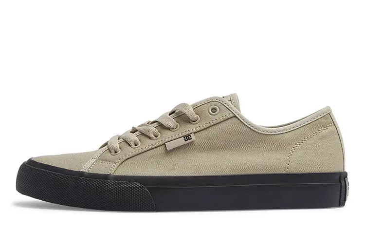 DC Shoes Manual Slip Resistant, Abrasion Resistant, Lightweight, Breathable Low Top Skateboard Shoes Unisex Khaki