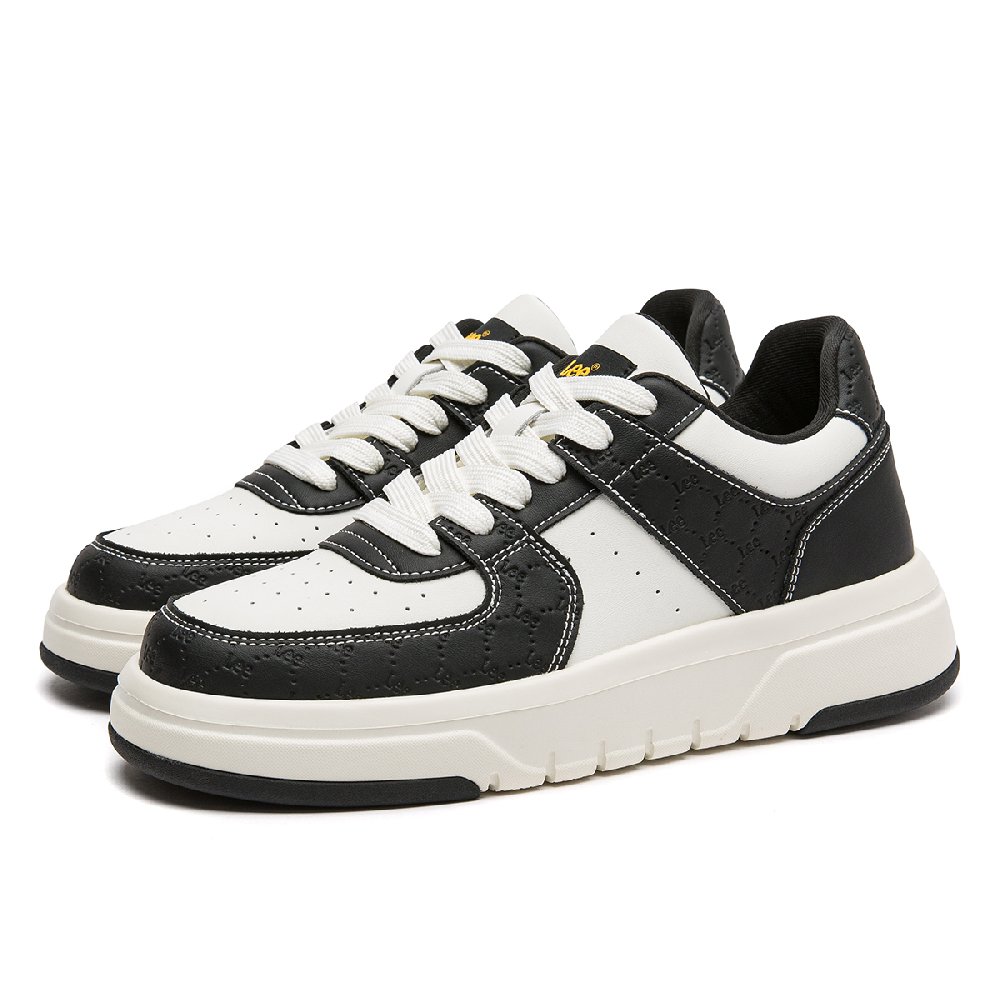Lee White Sneakers Breathable Height Increase Low Top Skateboard Shoes Men's