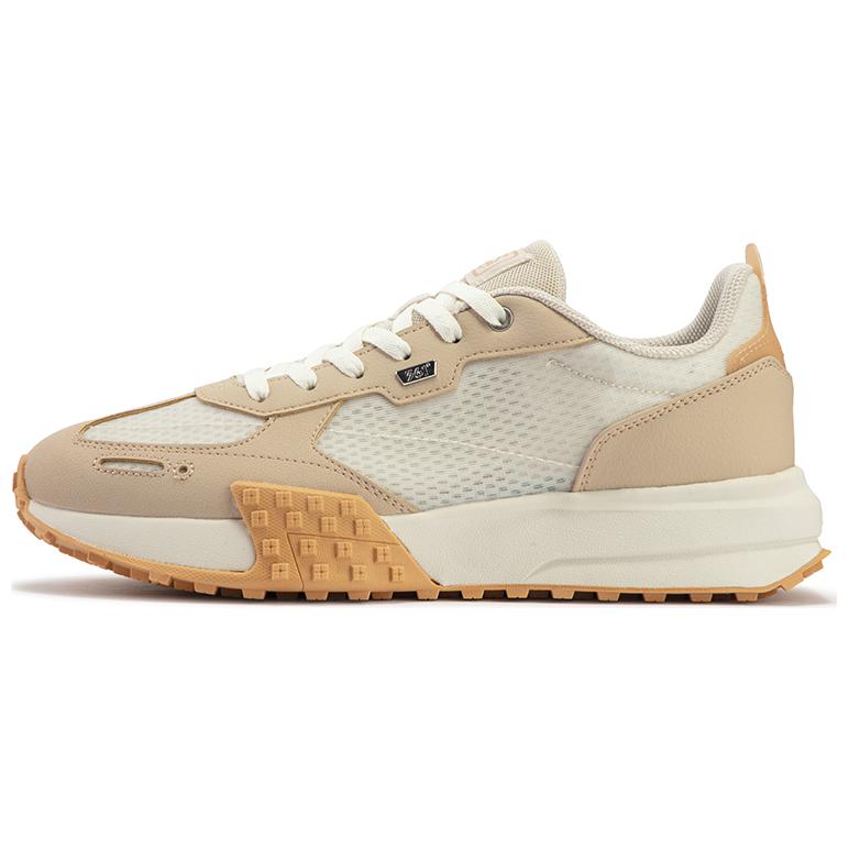 361° Shock Absorbers With Slip Resistant Features Low Top Running Shoes Men's Beige Yellow