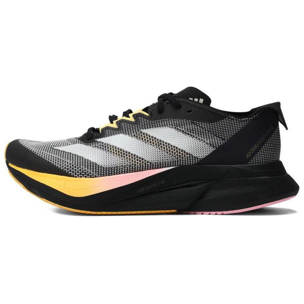 Adidas Adizero Boston 12 Core Black Zero Metalic Spark Women's
