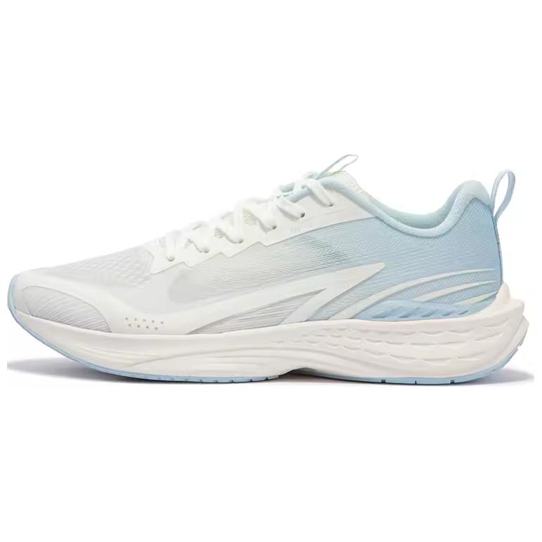 361° Flying Fish 3.0 Cushioning Wear-Resistant Low-Top Running Shoes Men's White Blue