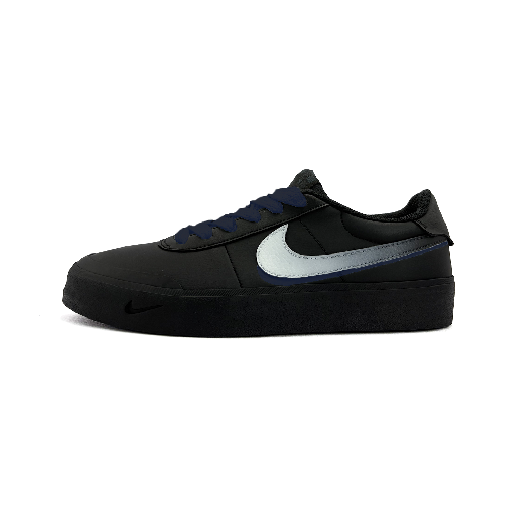 Nike Court Shot Dual Blue Gravity Anti Slip Wear Resistant Low Top Skateboard Shoes Men's Blue