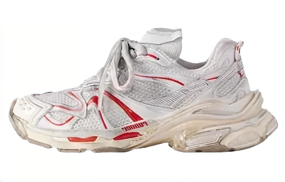 Balenciaga Runner Low Top Casual Shoes Women's White