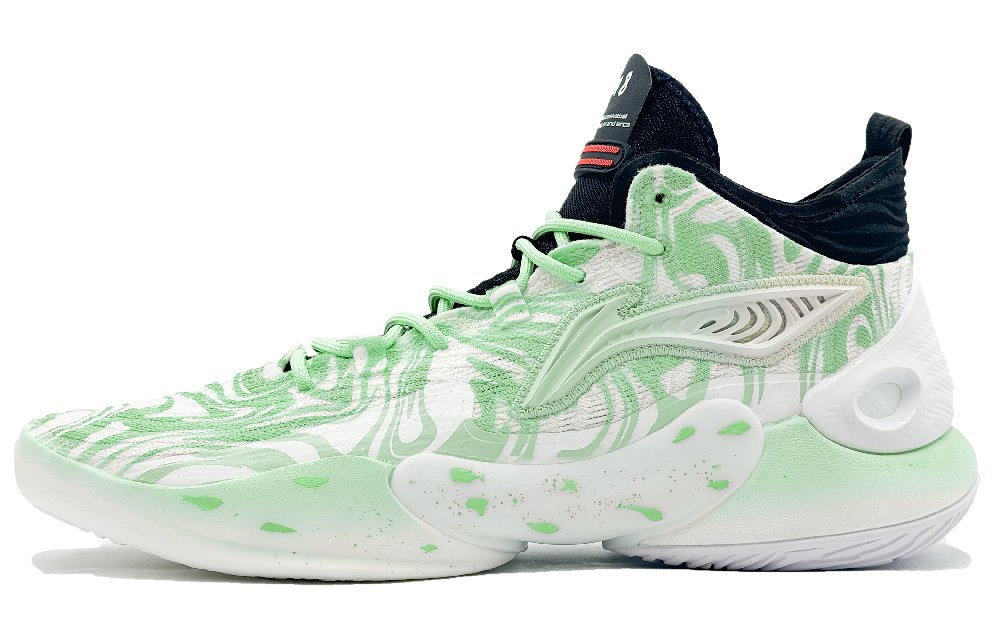 LiNing YuShuai 18 Mid-Top Basketball Shoes Men's Green