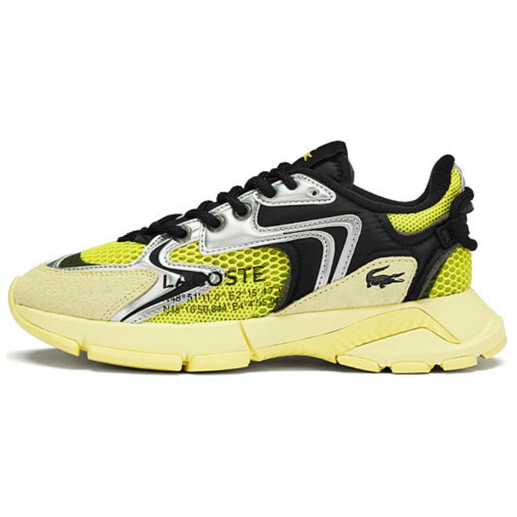 LACOSTE L003 Neo Casual Shoes Women's Low-Top Yellow Black