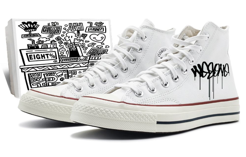 Converse 1970s Chuck Taylor High-Top Canvas Shoes Unisex Ecru