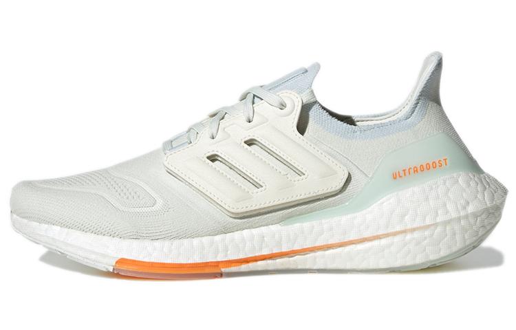Adidas Ultra Boost 22 White Blue Tint Orange