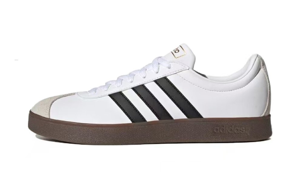 Adidas Neo VL Court 2.0 Barbie Girl Anti Slip Wear Resistant Low Top Skateboard Shoes Unisex Pink Blue
