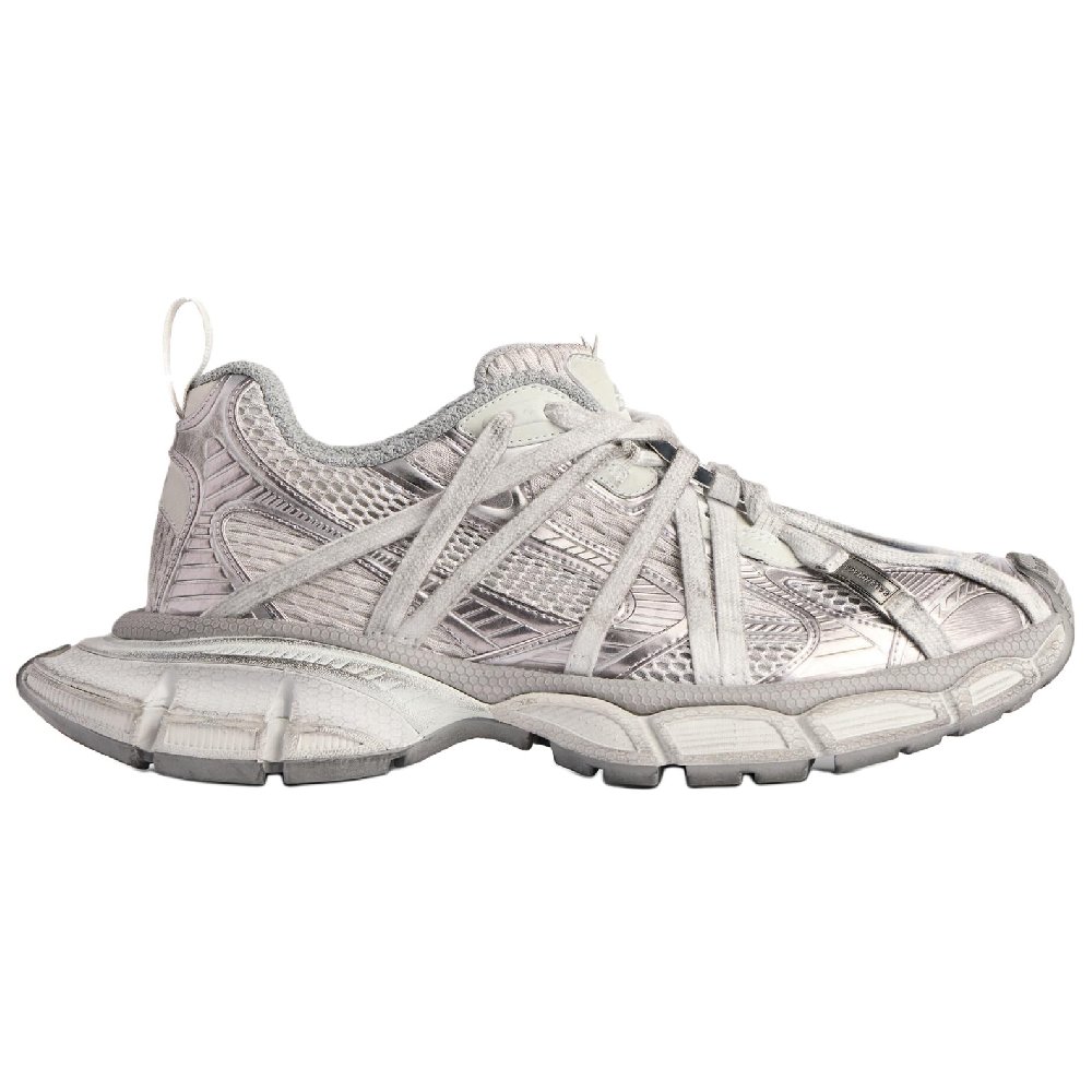 Balenciaga 3XL Extreme Laces B Low Top Chunky Sneakers Men's Gray