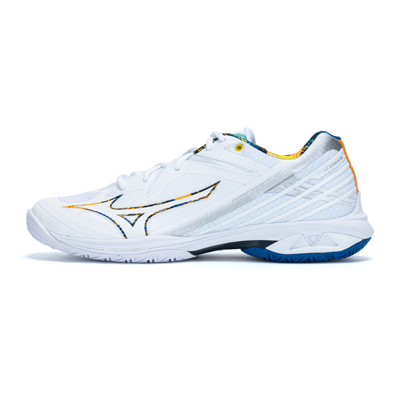 Mizuno WAVE CLAW 3 Cushioning, Wear Resistant Low Top Badminton Shoes Unisex Freedom White