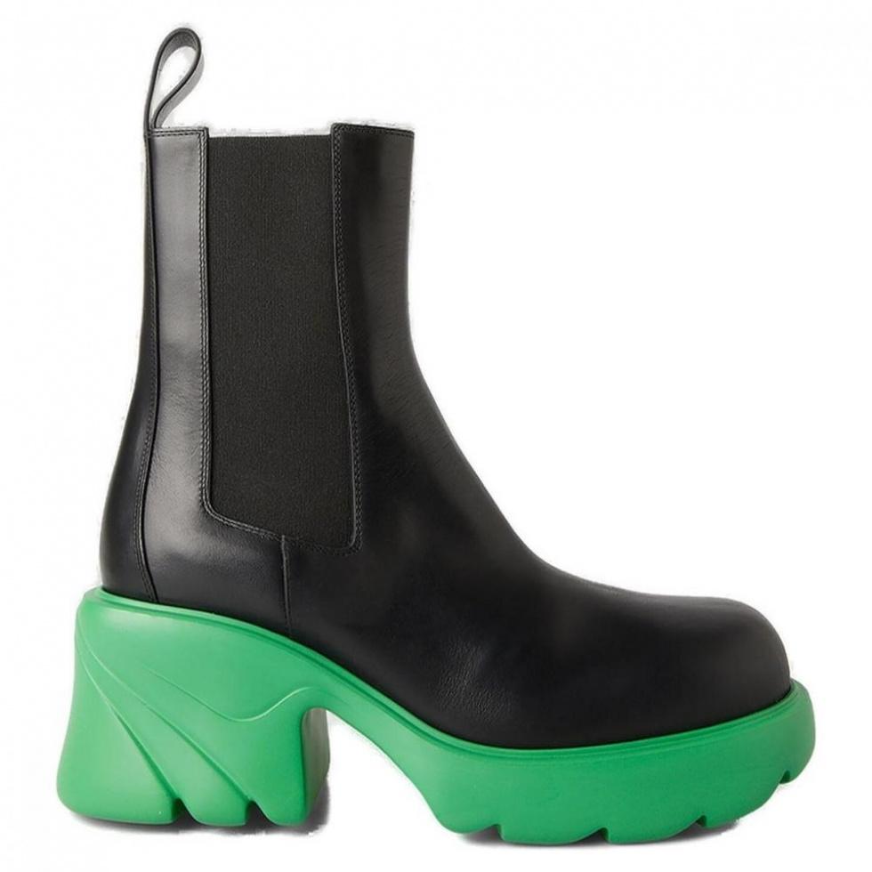 Bottega Veneta Flash Boots Black Grass Women's