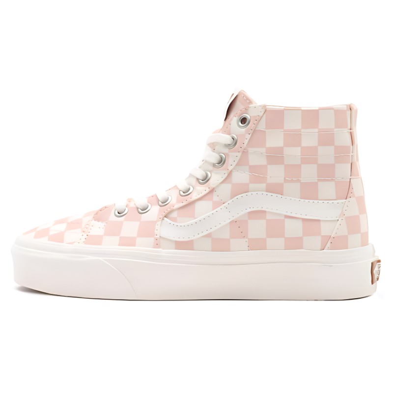 Vans SK8 HI Breathable Non Slip Wear resistant Casual Skateboarding Shoes Pink White 'Pink Blue'
