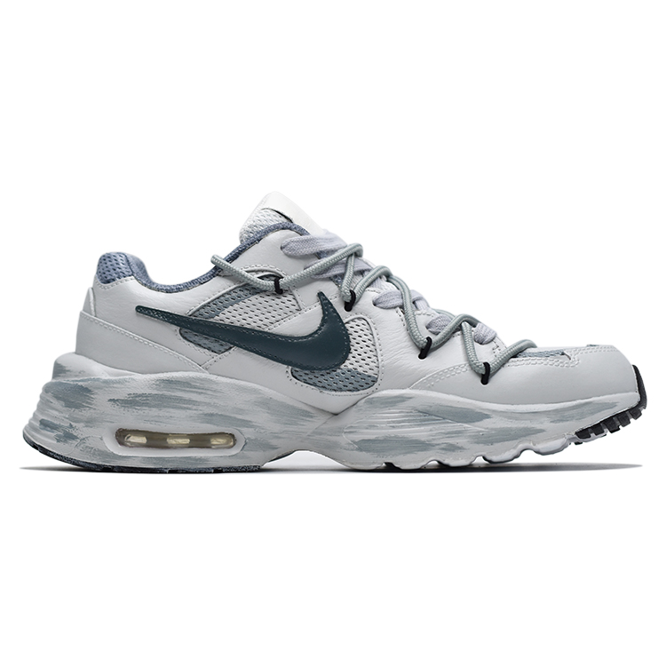 Nike Air Max Fusion Abrasion Resistant Low top Running Shoes Men's Khaki Gray