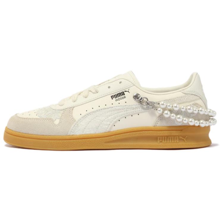 PUMA Anti Slip Wear Resistant Low Top Skateboard Shoes Unisex White Gray Black