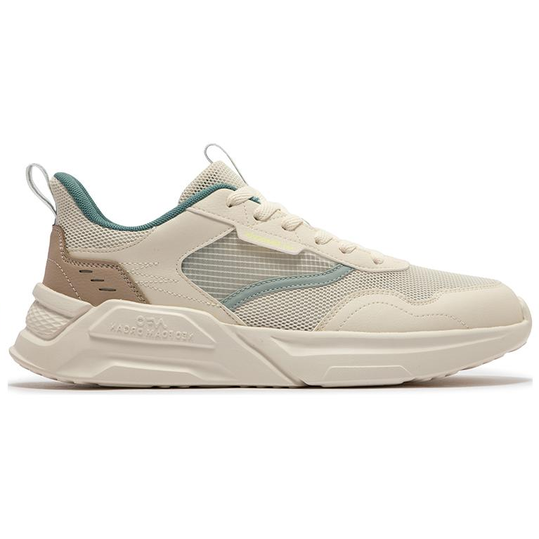 361° Cushioning Wear-Resistant Low-Top Running Shoes Men's Yellow Cyan