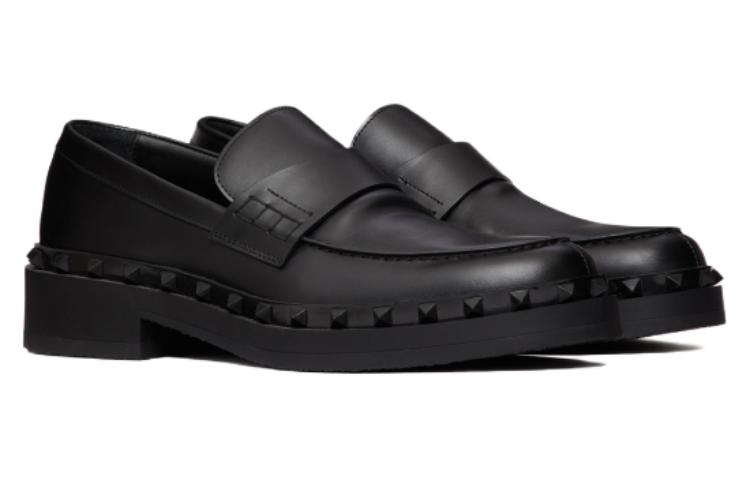 Valentino Garavani Rockstud Leather Loafers