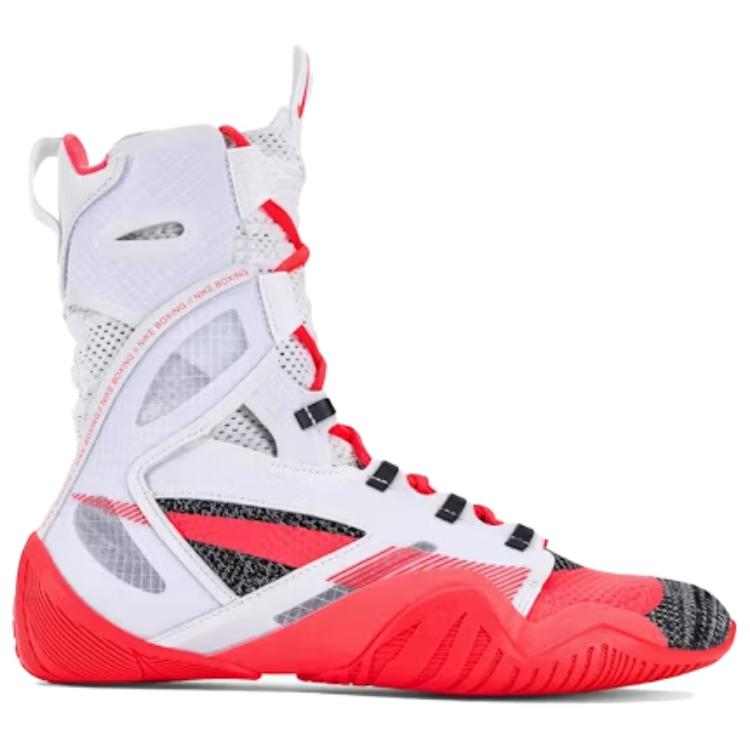 Nike HYPERKO 2 Abrasion Resistant High top Training Shoes Unisex White Red