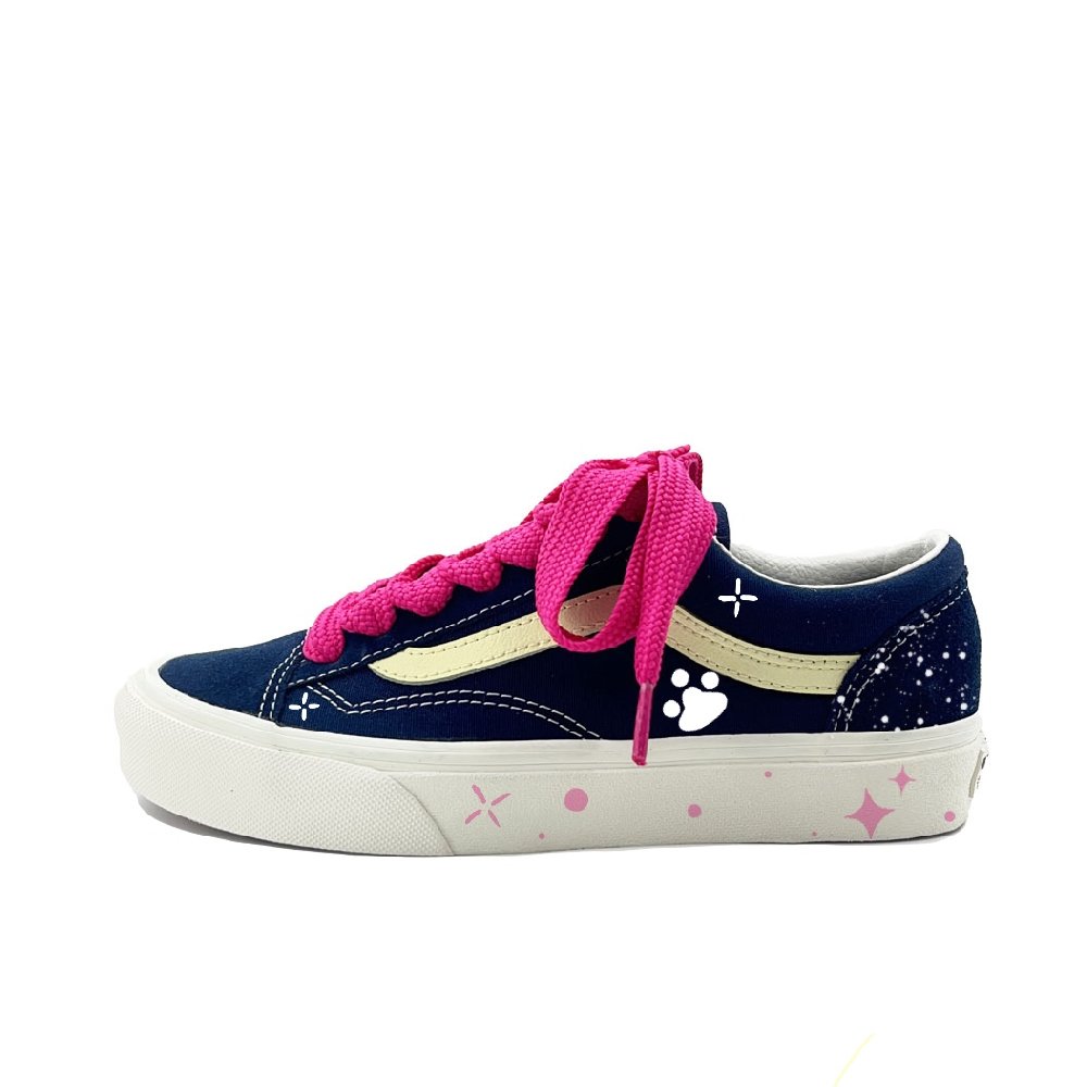 Vans Style 36 Low Top Skateboard Shoes Unisex White Blue