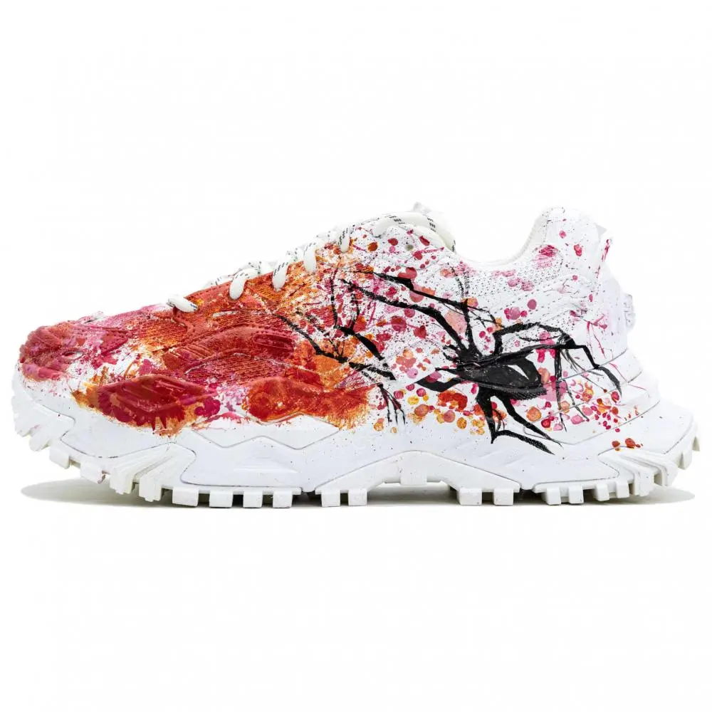 FILA FUSION Bianco Chunky Sneakers Women's Low top White/Red
