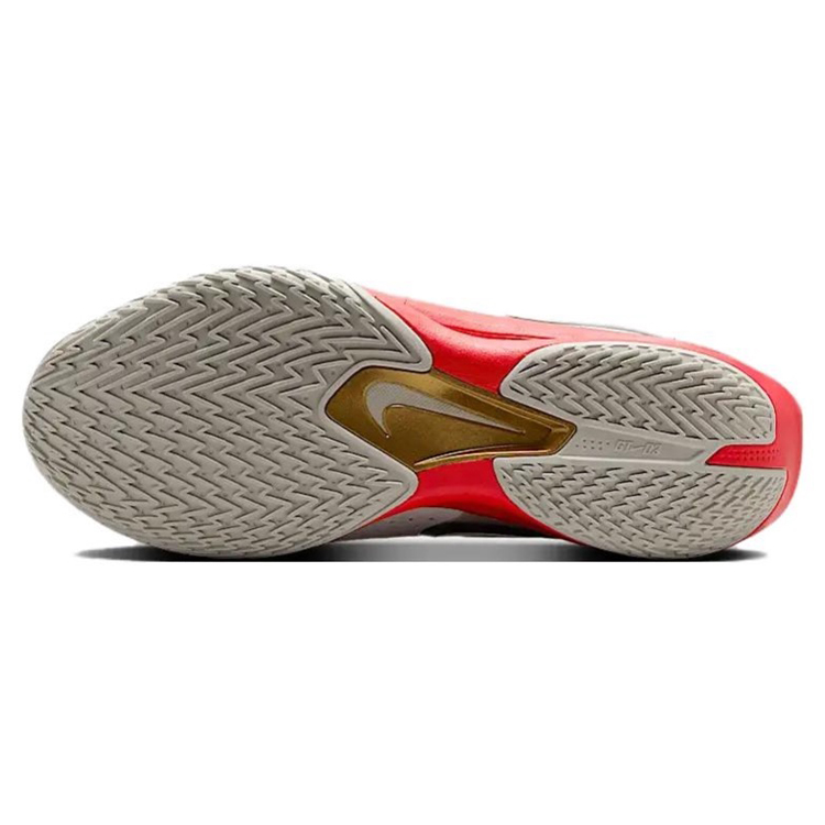 Nike Air Zoom G.T. Cut 3 Anti-Slip And Wear-Resistant Coverage Support Low-Top Basketball Shoes Men's White Red купить в интернет-магазине Yoocart с быстрой доставкой по России.