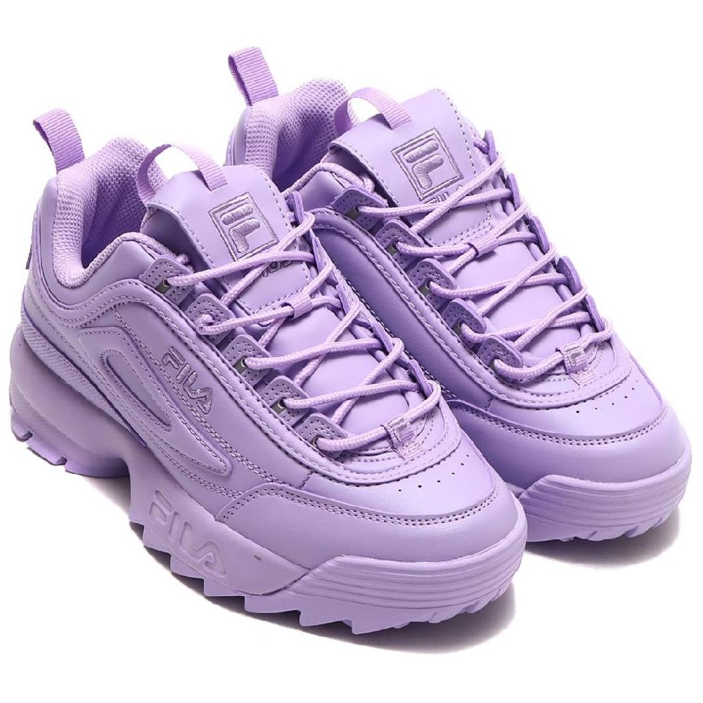 FILA Disruptor Low Top Casual Shoes Women's Purple