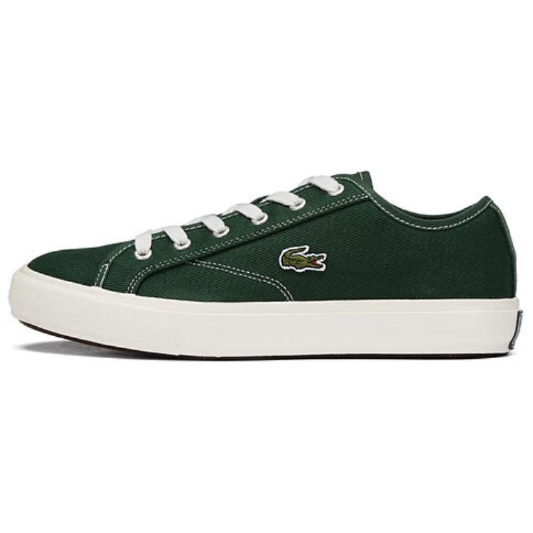 LACOSTE Low-Top Canvas Shoes Men's Green