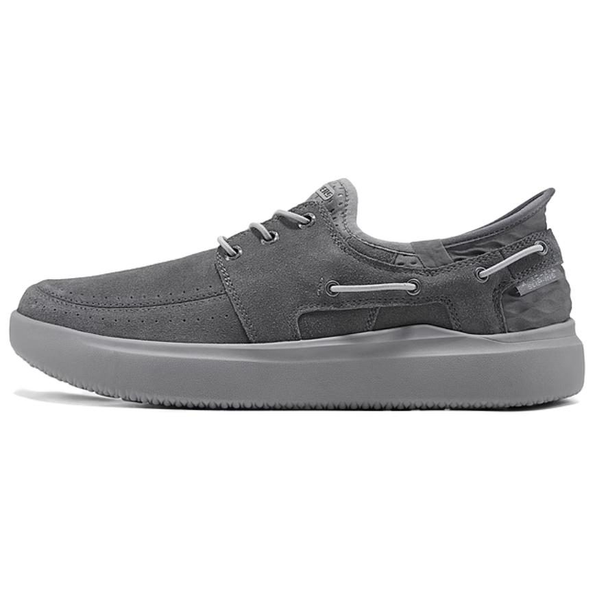 Skechers Slip ins Abrasion Resistant Low Top Casual Shoes Men's Gray