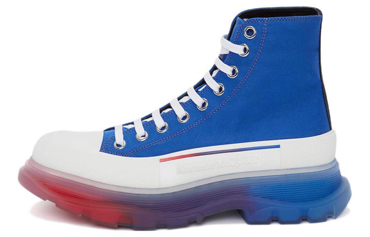 Alexander McQueen Tread Slick Boot Royal White
