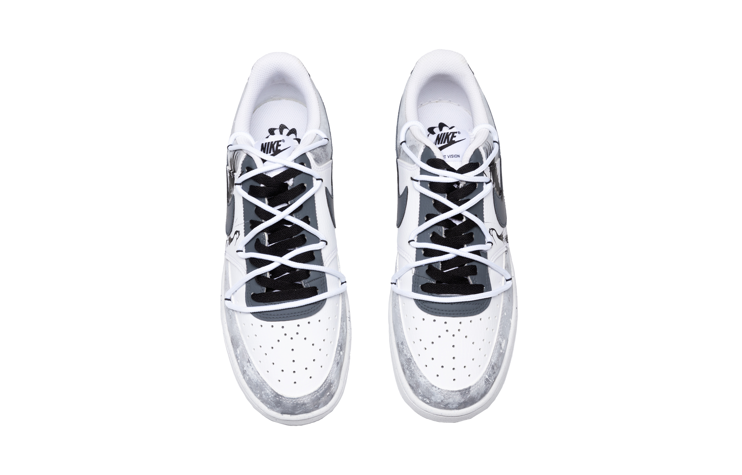Nike Court Vision 1 Slip-Resistant Low-Top Skateboard Shoes Men's Gray купить в интернет-магазине Yoocart с быстрой доставкой по России.