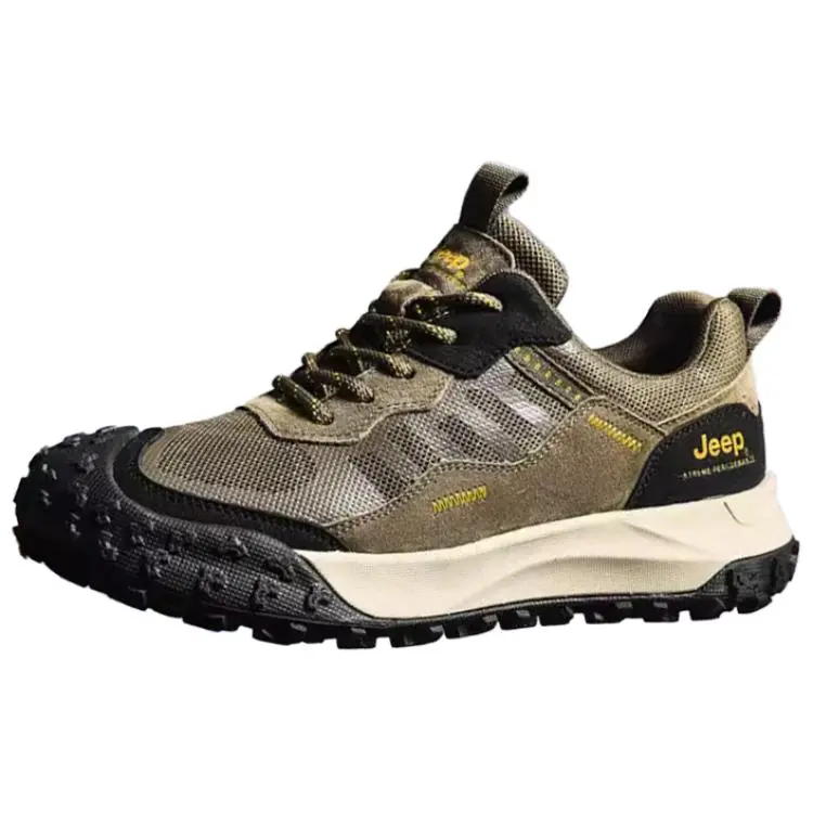 Jeep Low Top Hiking Shoes Men's Khaki