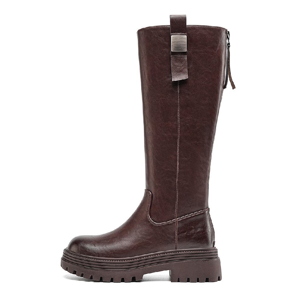 EBLAN Knee-high Boots Women's Brown