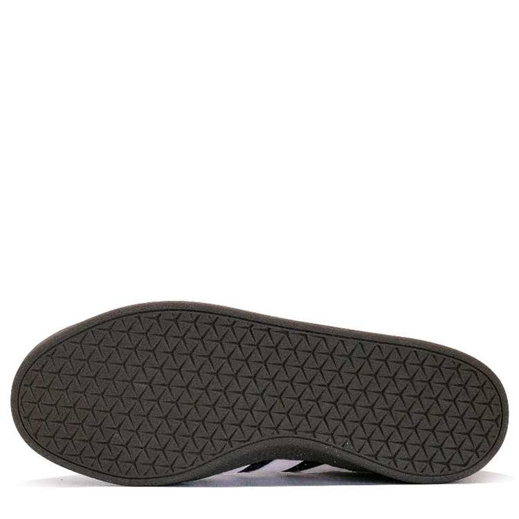 Adidas Neo VL Court 2.0 Slip-Resistant Cushioning Low-Top Skateboard Shoes Unisex Silver Black