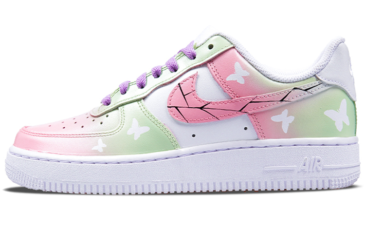 Nike Air Force 1 Skateboard Shoes Men Low-Top Gradient Pink