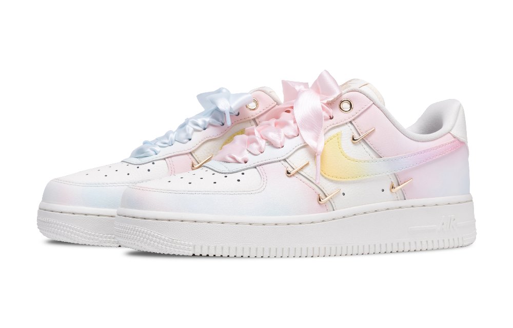 Nike Air Force 1 Anti Slip Wear Resistant Low Top Skateboard Shoes Women's Multicolor