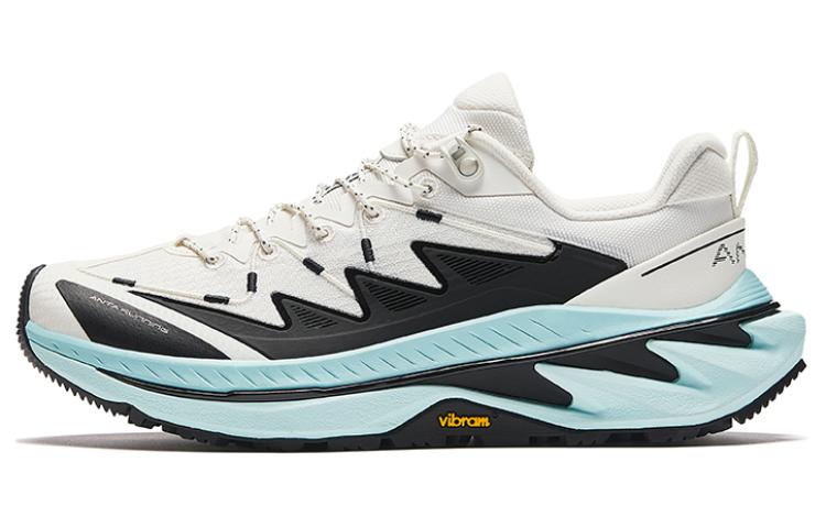 Anta Wild PRO Cushioned Slip-Resistant Low-Top Running Shoes Women's White Black Blue