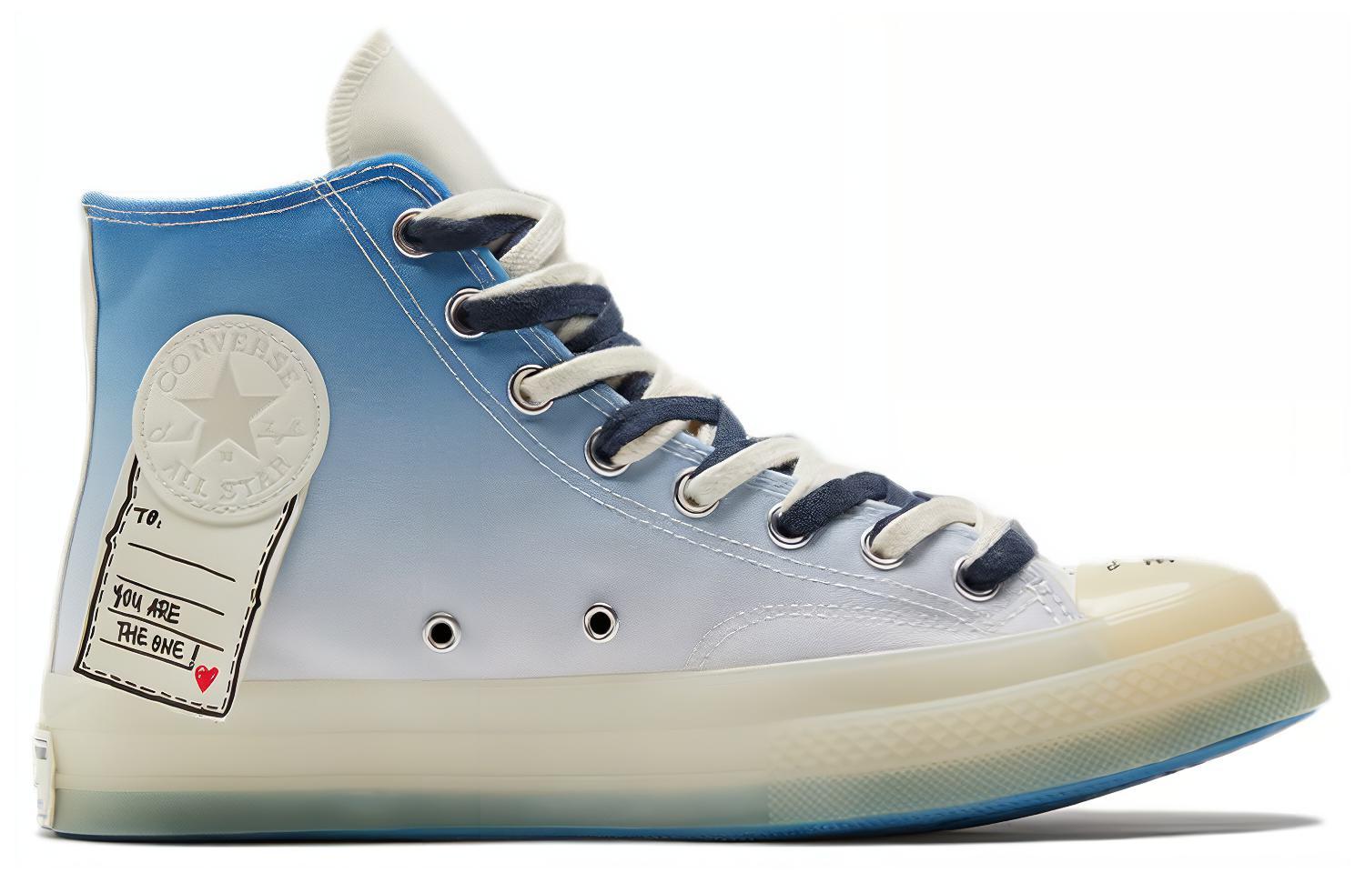 Converse 1970s Chuck Taylor All Star Abrasion Resistant High top Canvas Shoes Unisex Blue