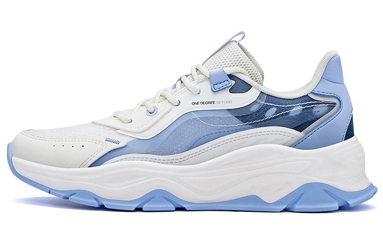 361° Yanwu Casual Shoes Women's Low Top Feather White/Wind Blue