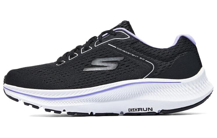 Skechers Go Run Consistent 2.0 Wear-resistant And Lightweight Low-Top Casual Running Shoes Women's Black White