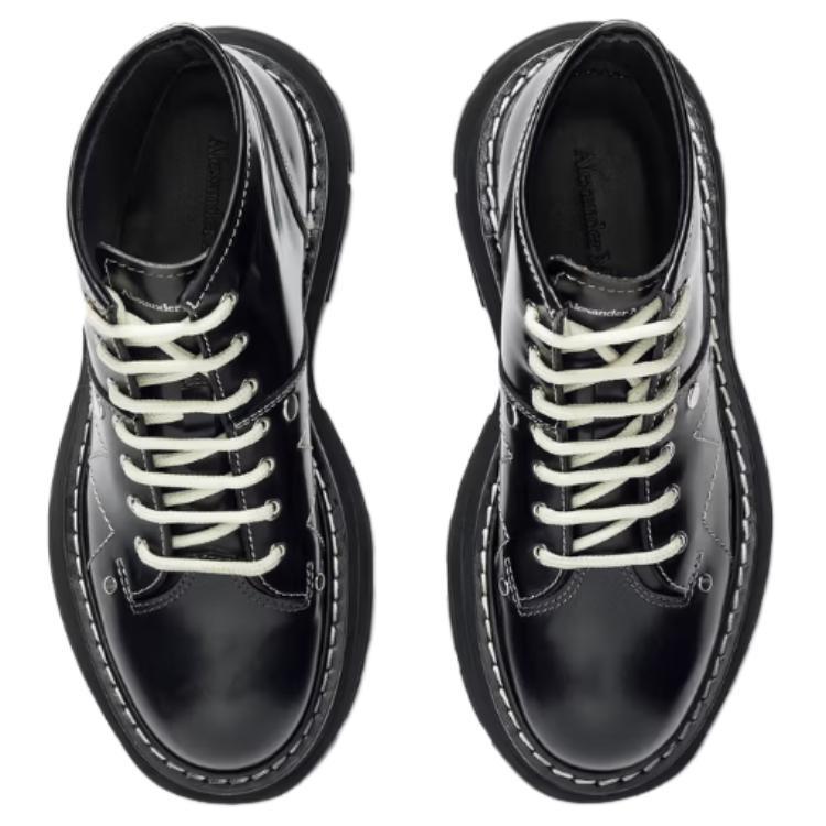 Alexander McQueen Tread Lace Up Boots 'Black' купить в интернет-магазине Yoocart с быстрой доставкой по России.