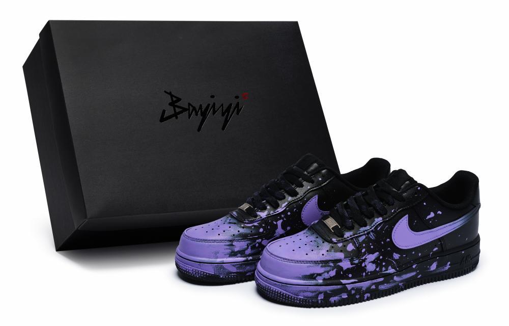 Nike Air Force 1 Skateboard Shoes Unisex Low Top Purple