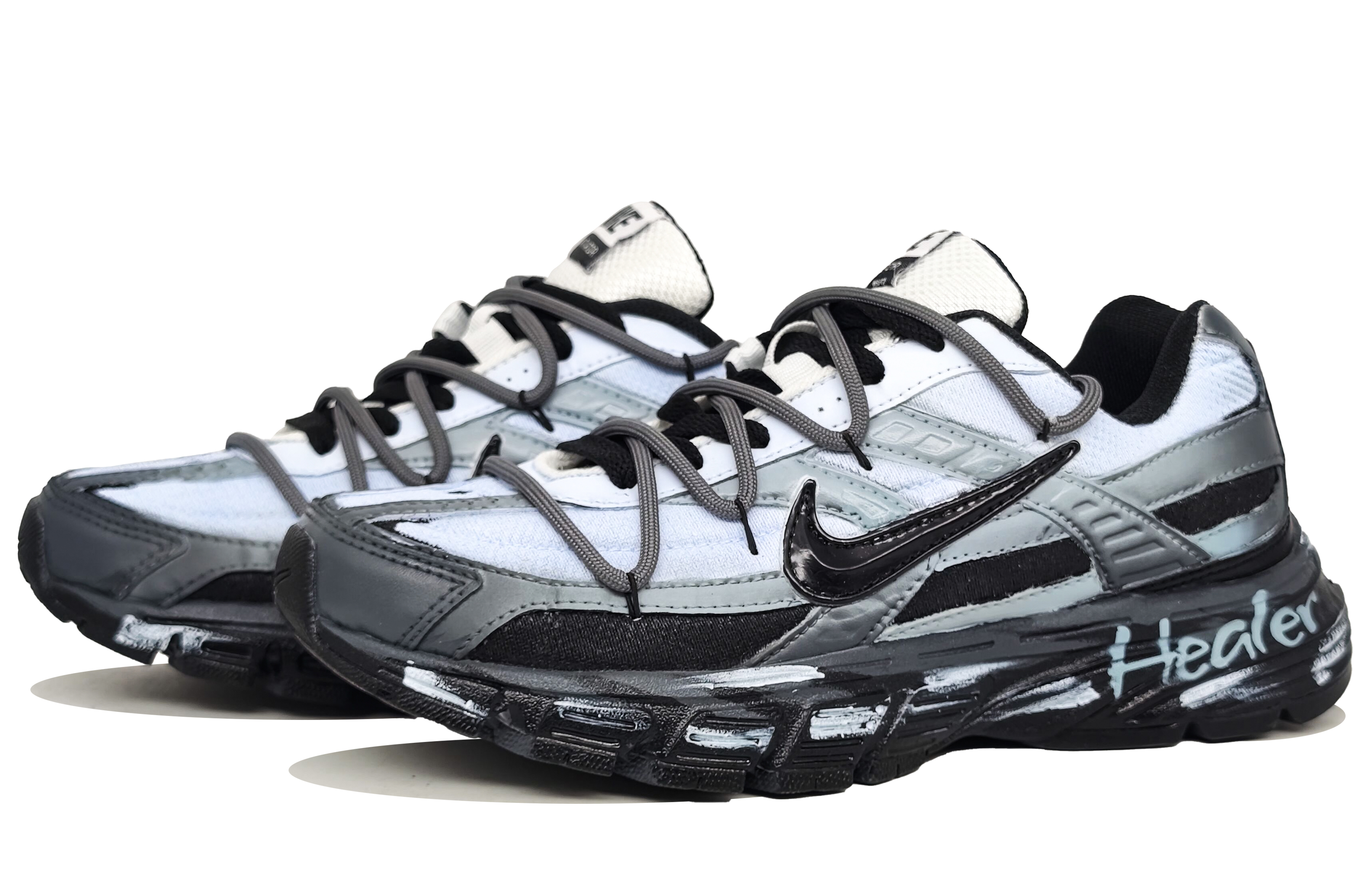 Nike Initiator Cushioning, Breathable, Supportive Low top Running Shoes Unisex Black Blue купить в интернет-магазине Yoocart с быстрой доставкой по России.