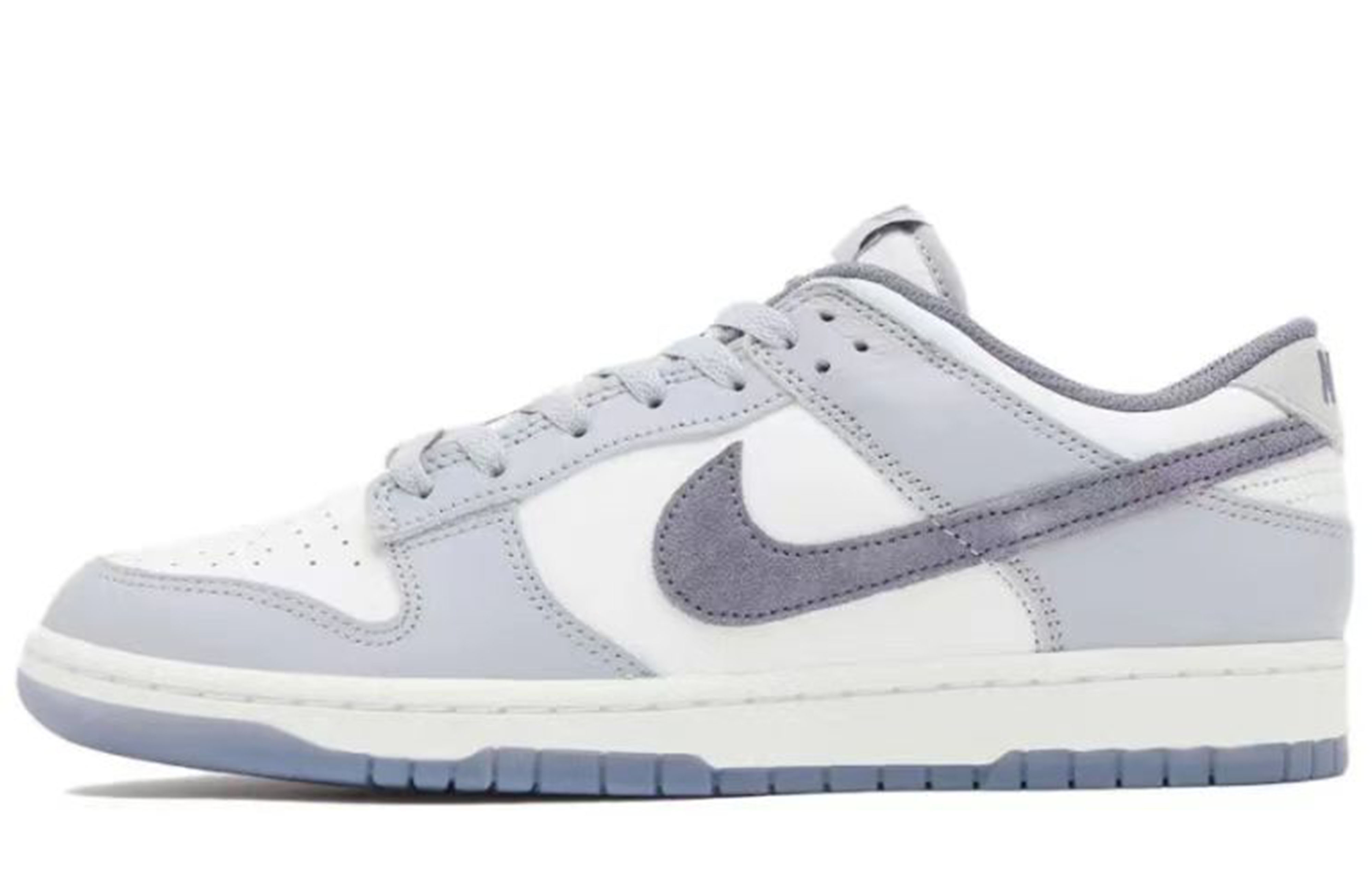 Nike Dunk Slip-Resistant Low-Top Skateboard Shoes Men's White Gray купить в интернет-магазине Yoocart с быстрой доставкой по России.