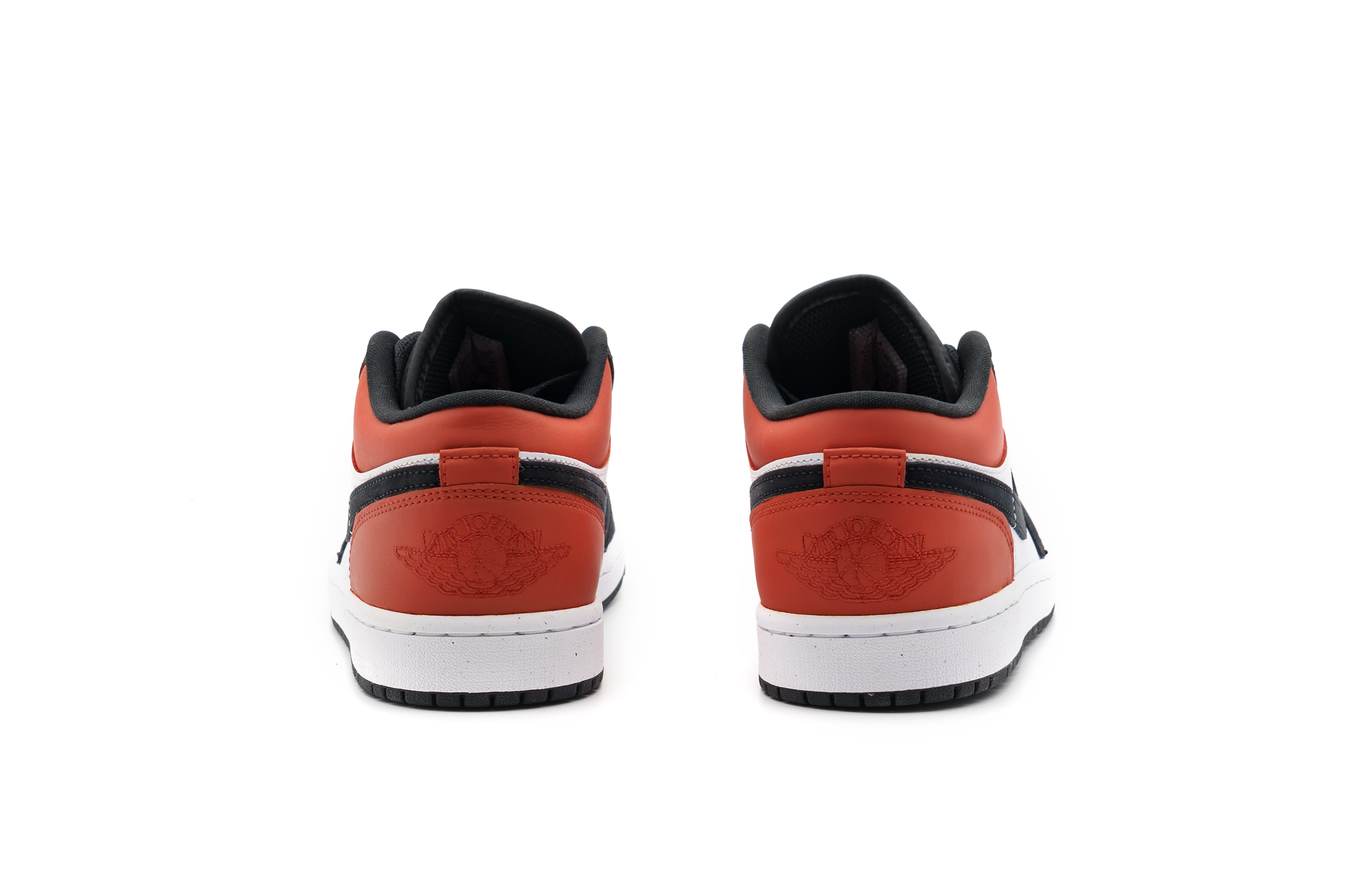 Jordan Air Jordan 1 Low Top Skateboard Shoes Unisex Black White Orange купить в интернет-магазине Yoocart с быстрой доставкой по России.