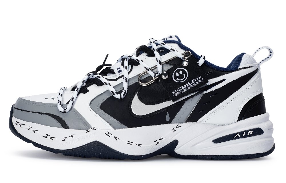 Nike Air Monarch 4 Chunky Sneakers Unisex Low-Top Black/Gray