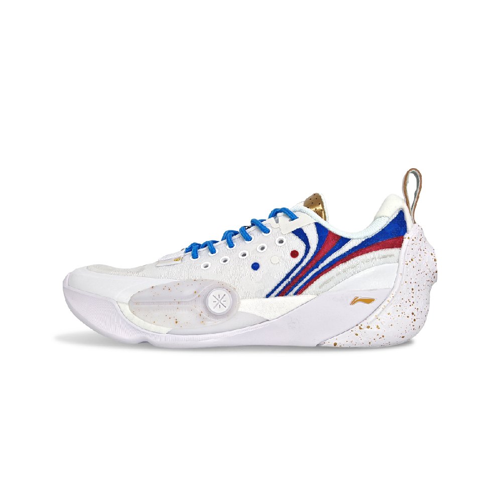 LINING Full City 13 Basketball Shoes Men's Low top Blue, Red