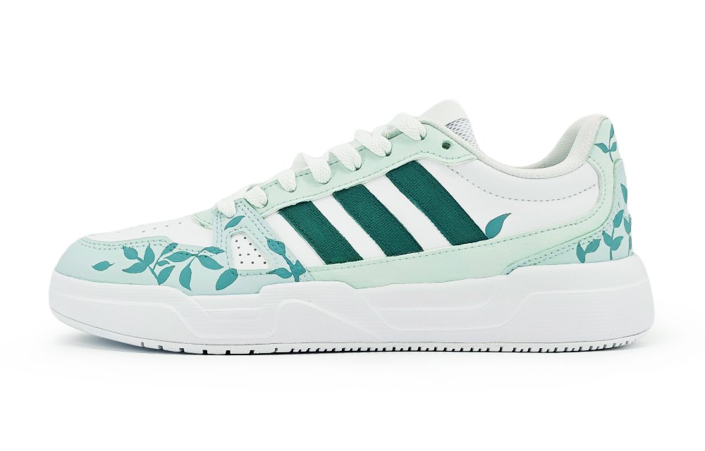 Adidas LITE BALLER Slip Resistant Cushioning Low Top Skateboard Shoes Unisex Mint Green
