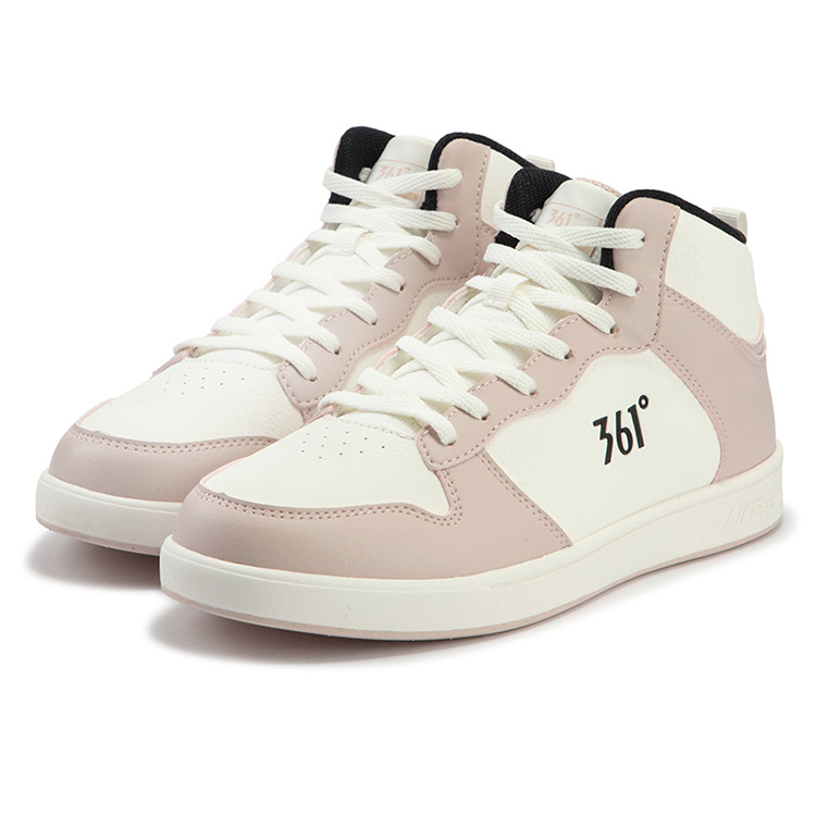 361° Air Force One Anti Slip Wear Resistant Mid Top Skateboard Shoes Women's Fresh Pink купить в интернет-магазине Yoocart с быстрой доставкой по России.